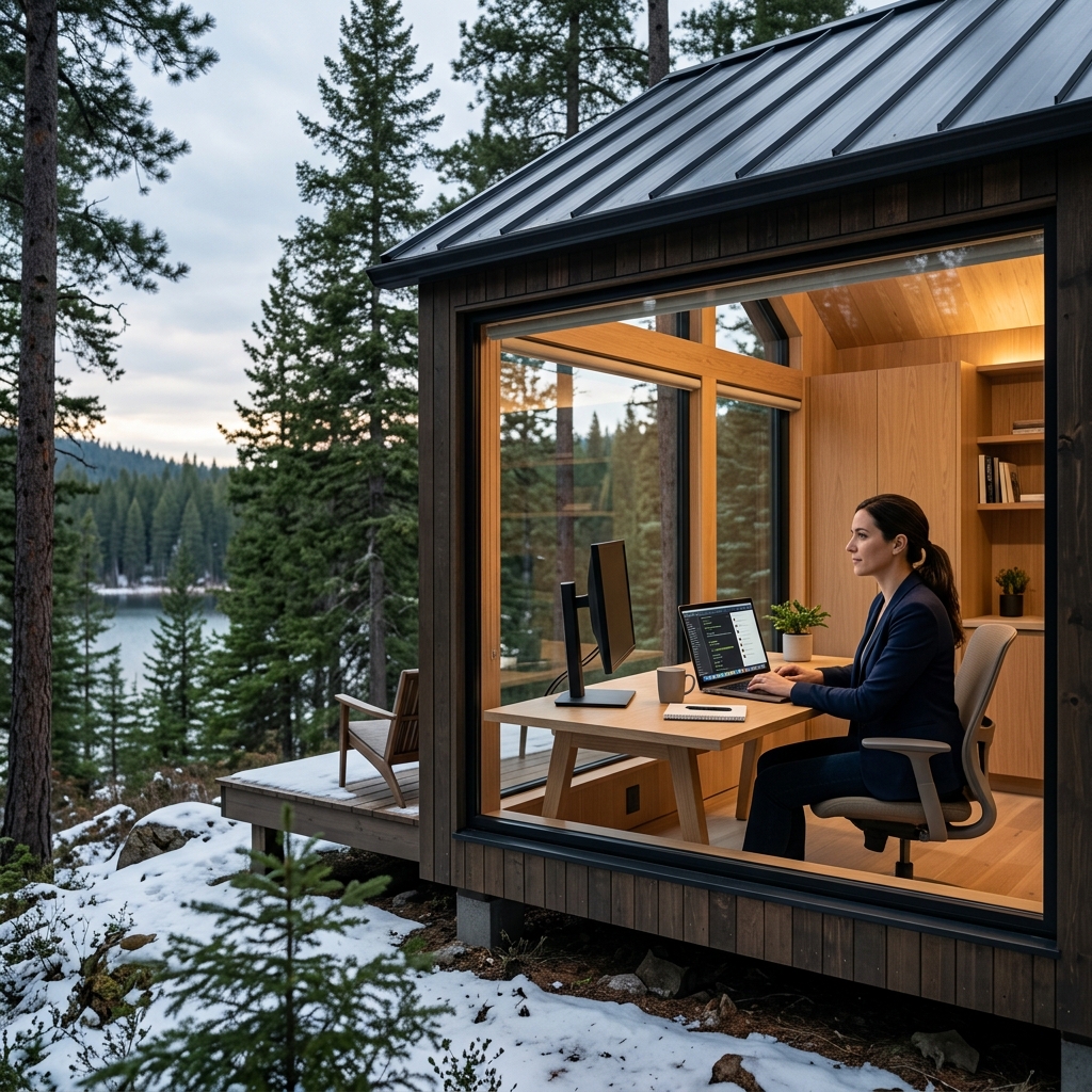 Remote Cabin Workspace Alternative